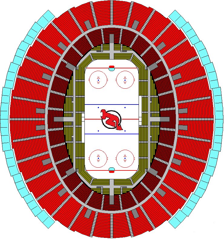 Devils Arena Seating Chart