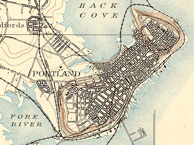 Portland, 1891 (from 1889 survey)