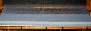 Weaving started, at last.