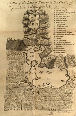 A Plan of the Lake of Kilarny in the County of Kerry