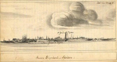 Swedish East India Company - sketch at Surat