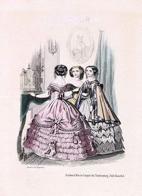 Austrian Theatre Fashion Plate l