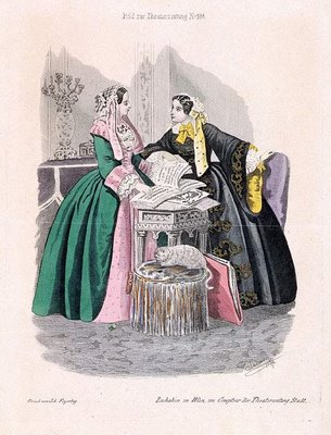 Austrian Theatre Fashion Plate a