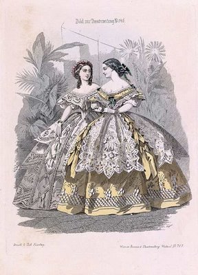 Austrian Theatre Fashion Plate c