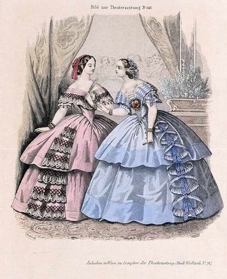 Austrian Theatre Fashion Plate