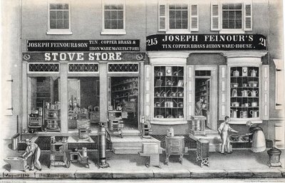 Joseph Feinour & Son stove store 1845