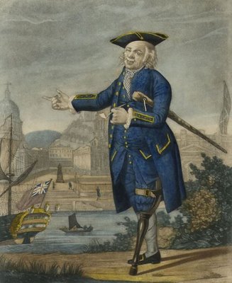 The Greenwich Pensioner caricature