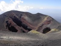 Cráter del volcán Etna