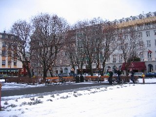 A square near downtown