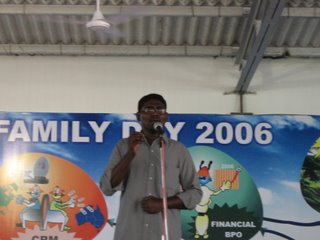 KGiSL Family Day - Murali singing