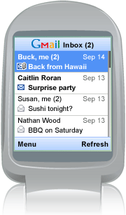 Gmail Client J2ME