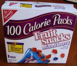 Nabisco 100-calorie packs of Fruit Snacks