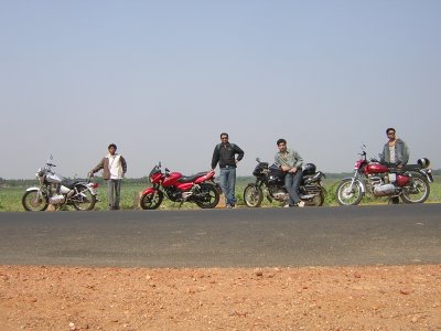 L to R: Me, Sachin, Rana and Girish