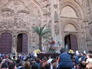 Salamanca start of Semanan Santa