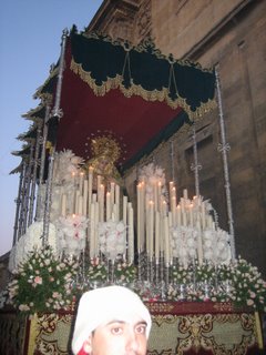 Semana Santa float in Cordoba, Spain