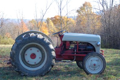 Ford 2N tractor, 1946, side view