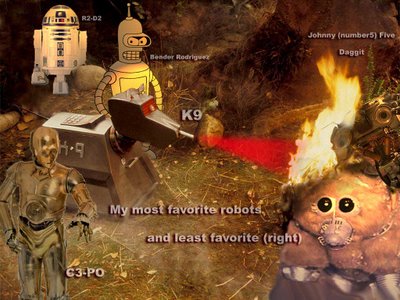 The best and the worst of fictional robots