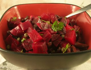 Beet Salad with Lemon & Olives © A Veggie Venture Beet Salad with Lemon & Olives