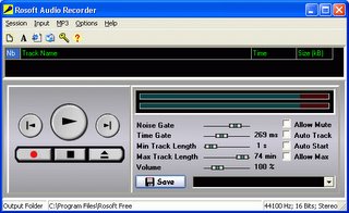 Rosoft Engineering's Audio Recorder