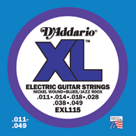 D'Addario EXL115 Electric Guitar String Package