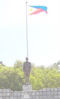 Statue of Manuel Quezon on Corregidor Island.