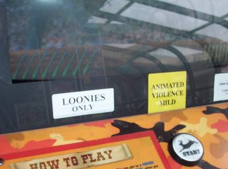 Video game: Loonies Only; Animated Violence Mild