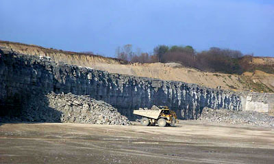 Quarry south of town