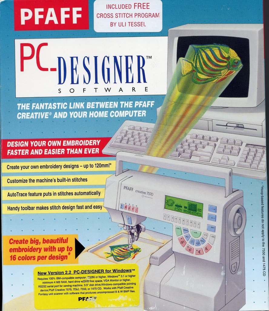 Art and Quilting in Camden and Hope » Blog Archive » Tacky Advert–Pfaff 7570  for sale