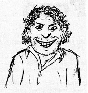 Marco Pierre White as Oh Dae-Su (drawing)