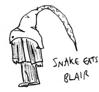 SNAKE EATS BLAIR