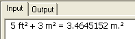 Immediate expression evaluation on Dicom Unit Conversion Calculator