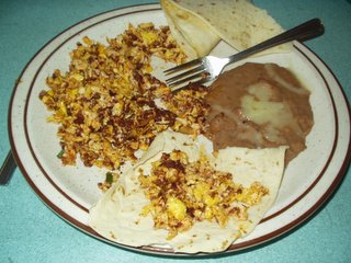 Juevos con Chorizo
