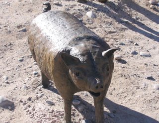 Albuquerque pig sculpture