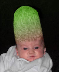 baby brain hat