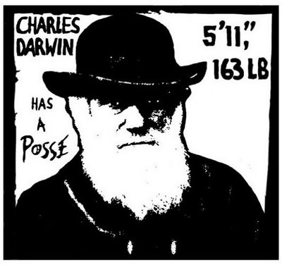 Charles Darwin has a posse
