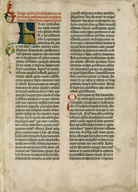 Gutenberg Bible, St. Jerome