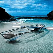 Transparent kayak-canoe