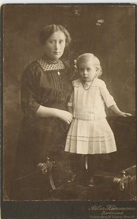 Emilie (my great-grandmother) and Erna Utrata (my Granny)