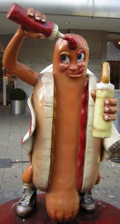 a hot dog in essen