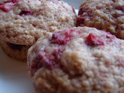 muffins fraises et amandes