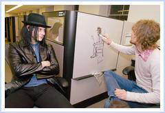 The Raconteurs' Jack gets drawn
