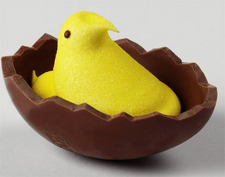 Peeps and chocolate... a diabetic's wet dream.