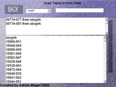 Tape Tracking Sysetm