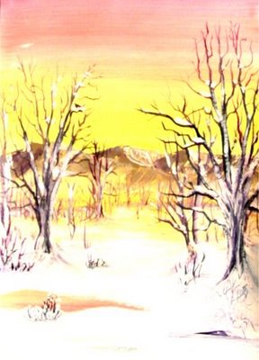 Painting Winter Trees by StarFields