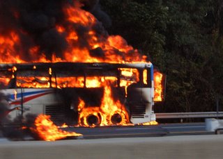 bus fire 100106