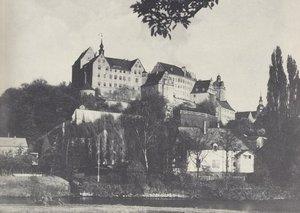 Colditz Castle taken in 1945.  Photo Courtesy of the US DoD
