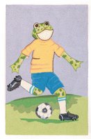 Soccer Frog Rug