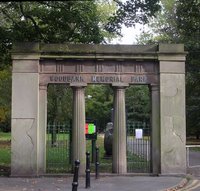 Entrance to Woodbank Park