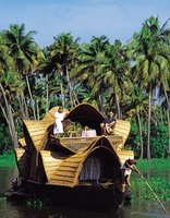 A Houseboat in the Kuttanad backwater