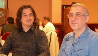 Juan Díaz y David Jasso, compañeros de cena